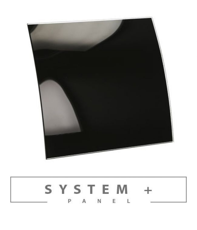 Панель Awenta System+ Escudo PEGB 100P - Black Glossy Glass - головне фото, магазин OLVENT