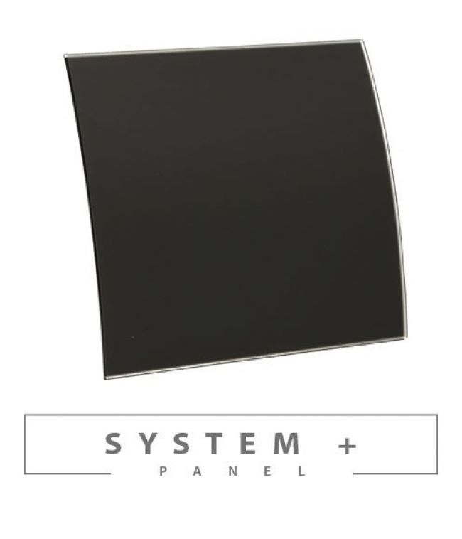 Панель Awenta System+ Escudo PEGB 100M - Black Matte Glass - головне фото, магазин OLVENT
