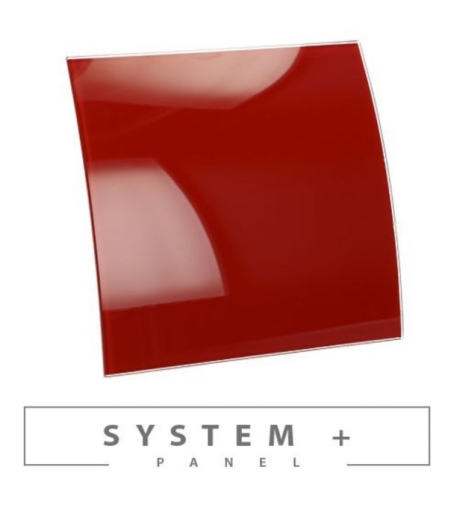 Панель Awenta System+ Escudo PEGR 100P - Red Glossy Glass - головне фото, магазин OLVENT