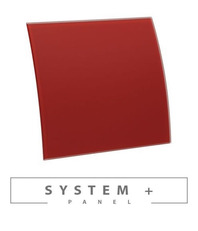 Панель Awenta System+ Escudo PEGR 100M - Red Matte Glass - головне фото, магазин OLVENT