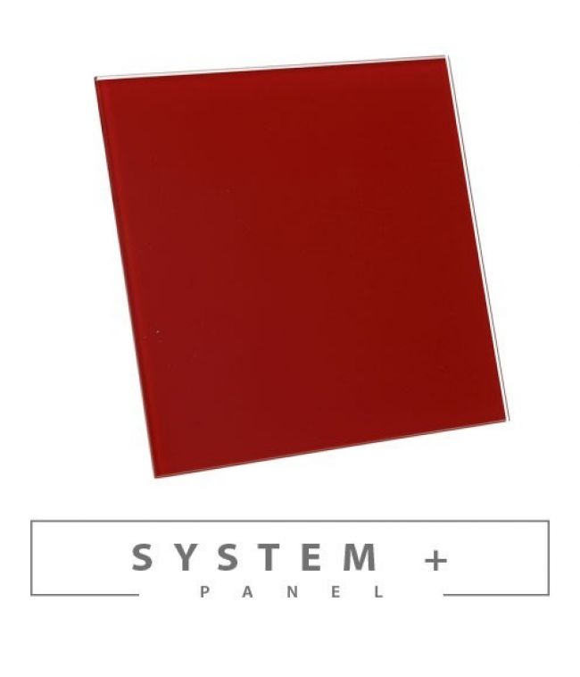 Панель Awenta System+ Trax PTGR 125P - Red Glossy Glass - головне фото, магазин OLVENT
