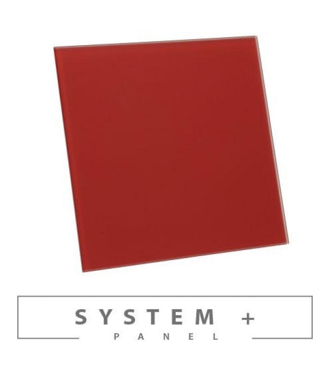 Панель Awenta System+ Trax PTGR 100M - Red Matte Glass - головне фото, магазин OLVENT