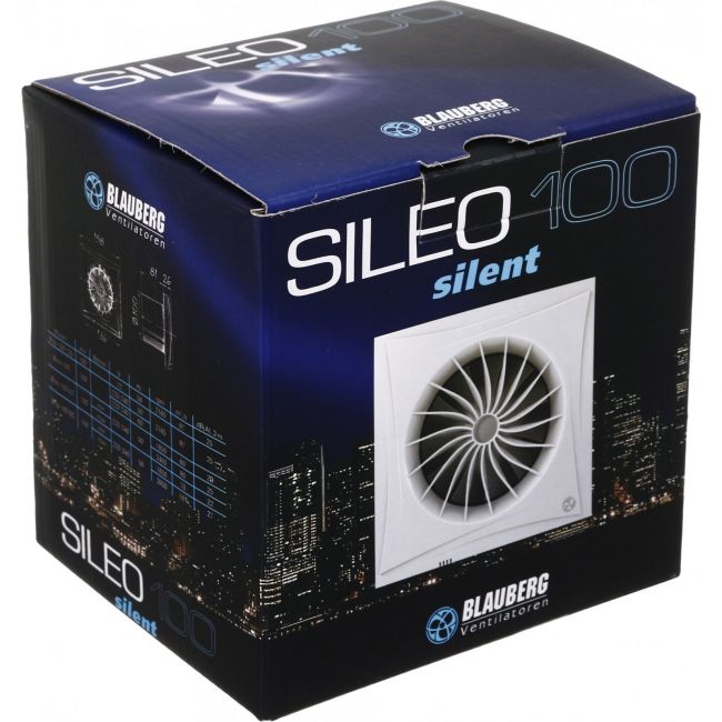 Осевой бесшумный вентилятор Blauberg SILEO 100 Cosmos Black - фото 4