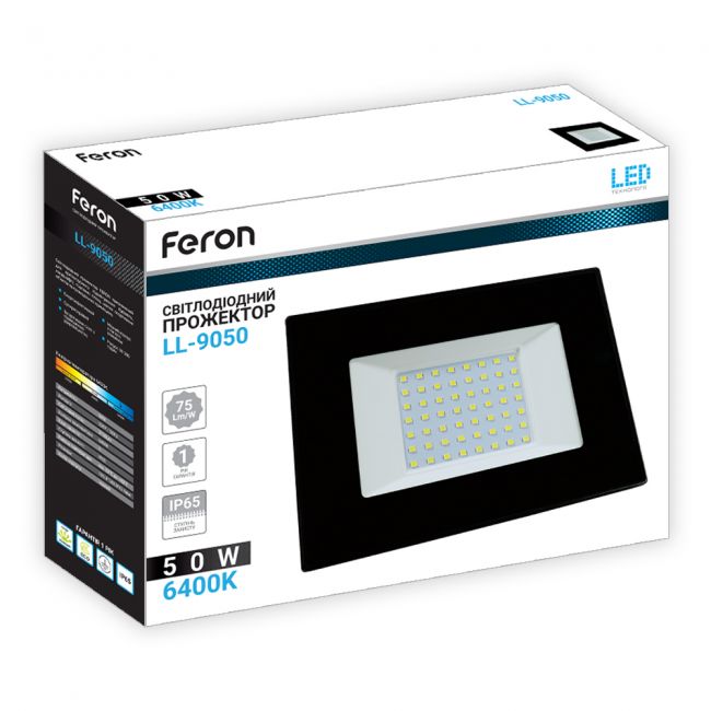 Світлодіодний прожектор Feron LL-9050 50W - фото 4
