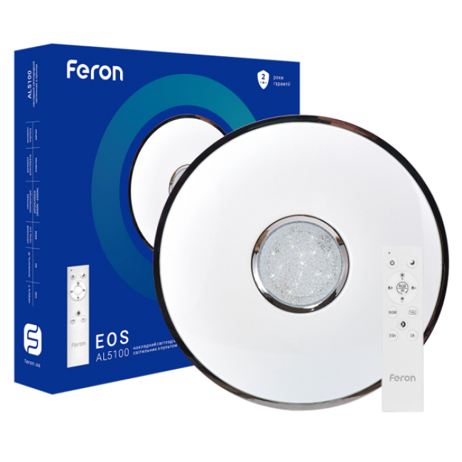 Светодиодный светильник Feron AL5100 EOS c RGB 60W - фото товару, магазин OLVENT