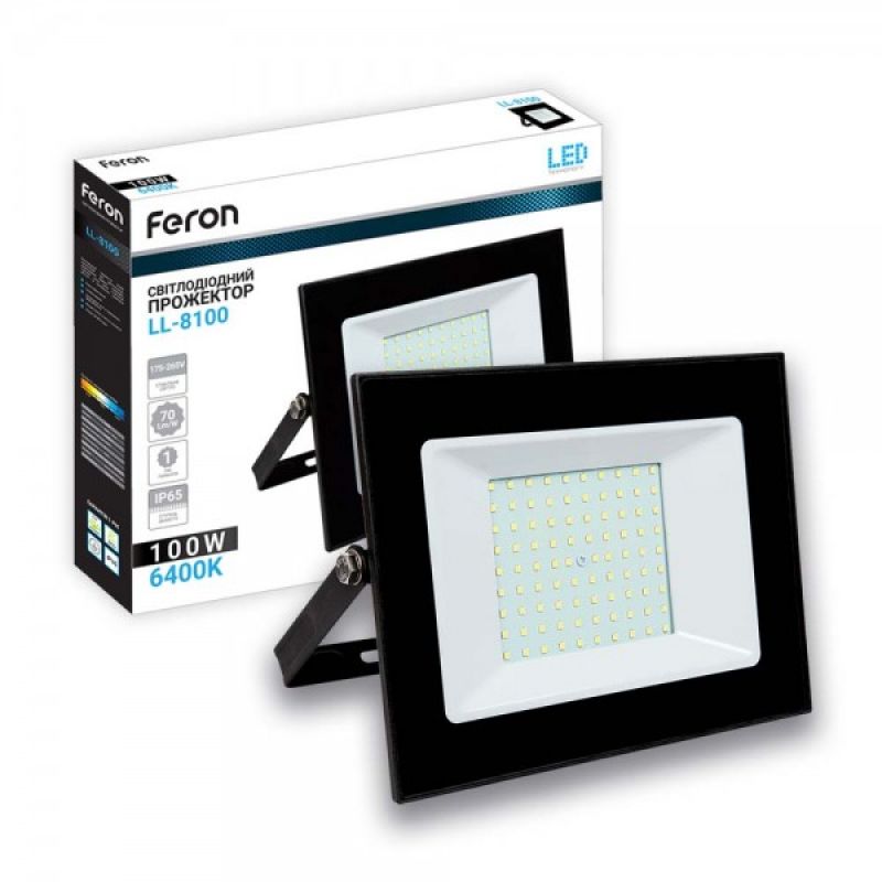 Светодиодный прожектор Feron LL-8100 100W