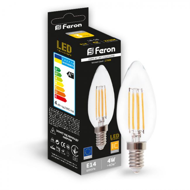 Светодиодная лампа Feron LB-58 4W E14 2700K - фото 2
