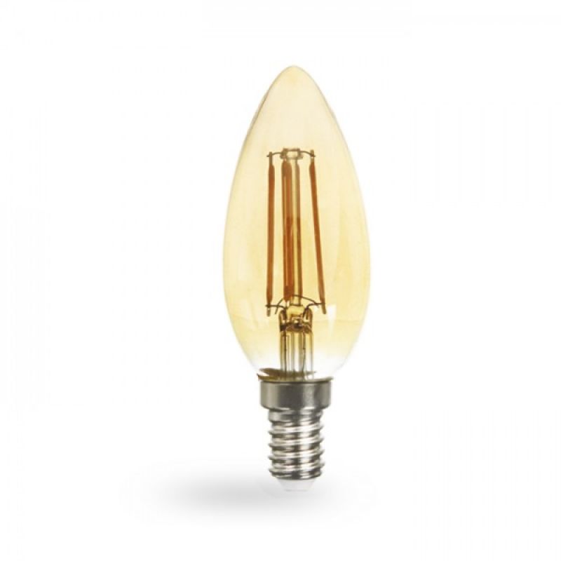 Світлодіодна лампа Feron LB-58 золото 4W E14 2200K