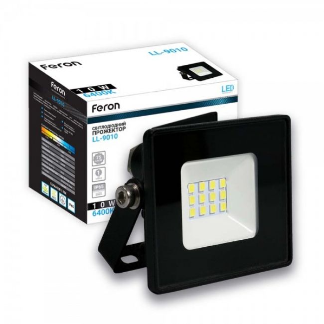 Светодиодный прожектор Feron LL-9010 10W - головне фото, магазин OLVENT