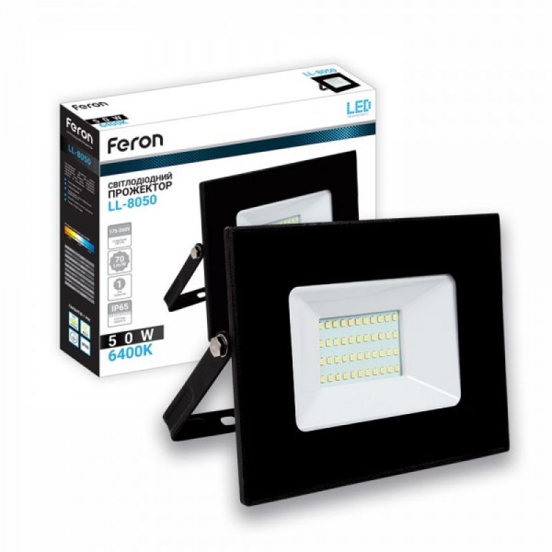Светодиодный прожектор Feron LL-8050 50W