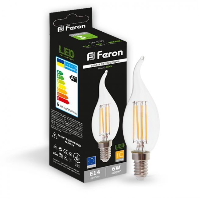 Светодиодная лампа Feron LB-159 6W E14 4000K - фото 2