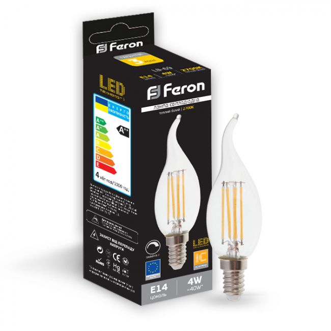 Светодиодная лампа Feron LB-69 4W E14 2700K диммируемая - фото 2