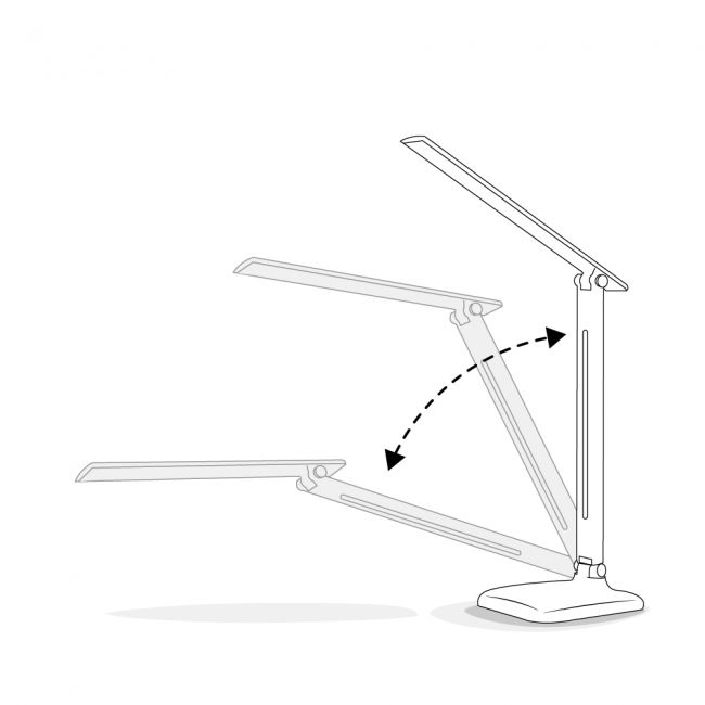 Настольный светодиодный светильник Feron DE1725 голубой - фото 2