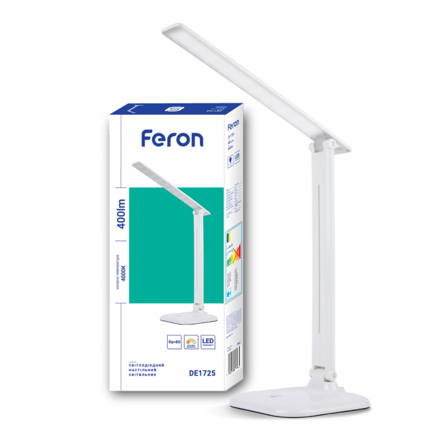 Настільний світлодіодний світильник Feron DE1725 - головне фото, магазин OLVENT