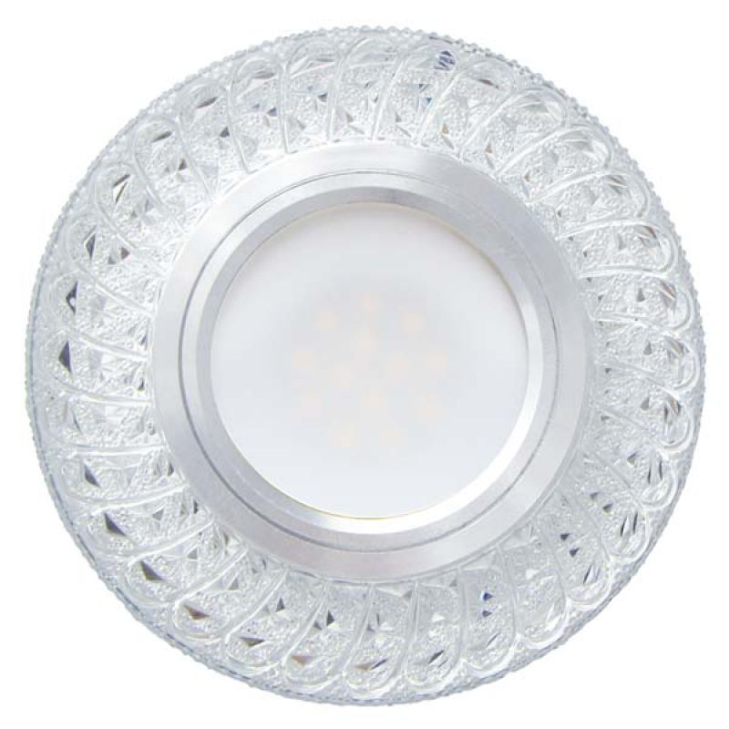 Встраиваемый светильник Feron 7057 с LED подсветкой