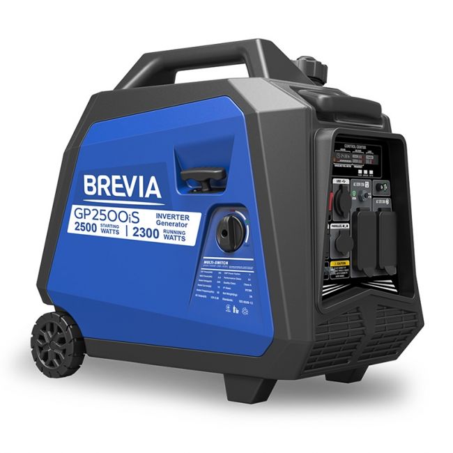 Генератор бензиновый Brevia GP2500iS 2,3 кВт / 2,5 кВт (инверторный) - головне фото, магазин OLVENT