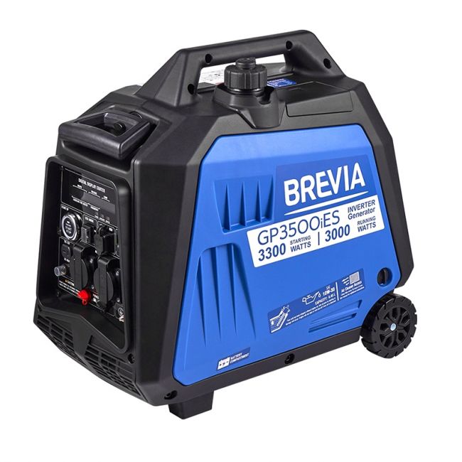 Генератор бензиновый Brevia GP3500iES 3 кВт / 3,3 кВт (инверторный) с электрозапуском - фото 2