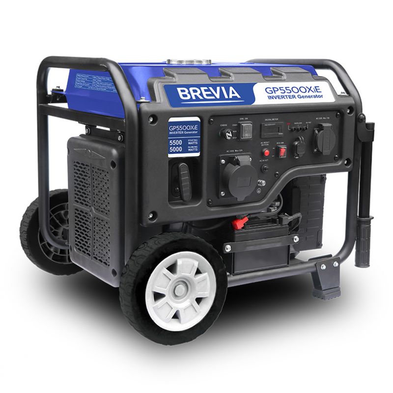 Генератор бензиновый Brevia GP5500XiE 5 кВт / 5,5 кВт (инверторный) с электрозапуском