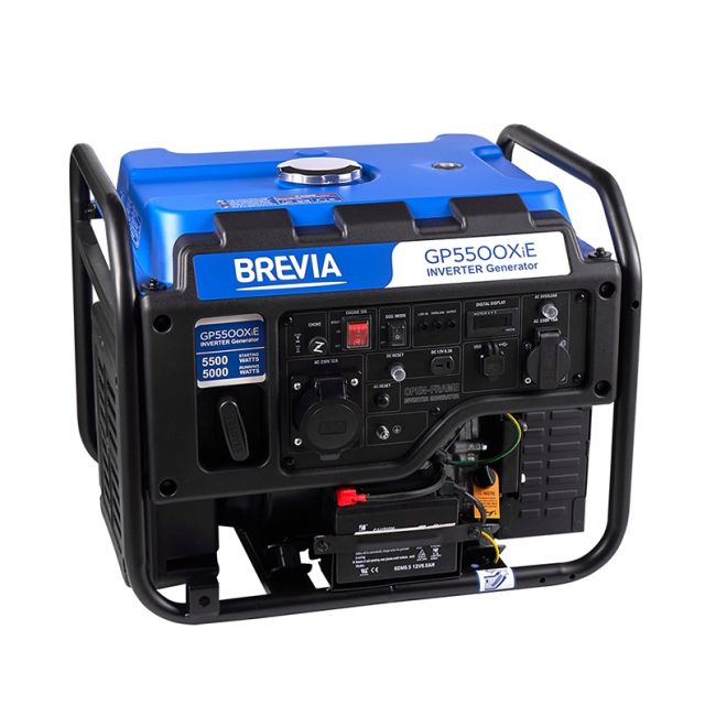 Генератор бензиновый Brevia GP5500XiE 5 кВт / 5,5 кВт (инверторный) с электрозапуском - фото 2