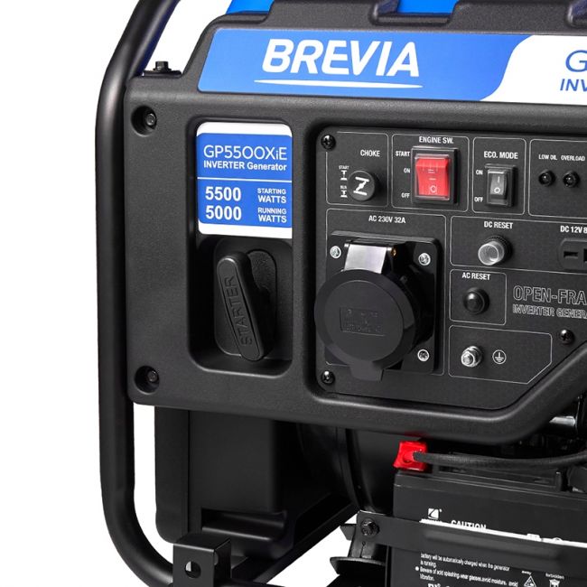 Генератор бензиновый Brevia GP5500XiE 5 кВт / 5,5 кВт (инверторный) с электрозапуском - фото 4