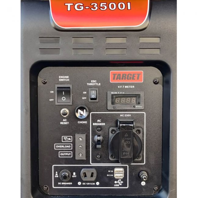 Генератор бензиновый Target TG-3500I 3,5 кВт / 3,2 кВт (инверторный) - фото 5