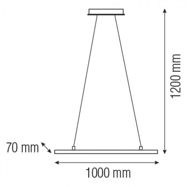 Люстра LED "CALIBUR-24" 24W 4000K (хром) - фото 2