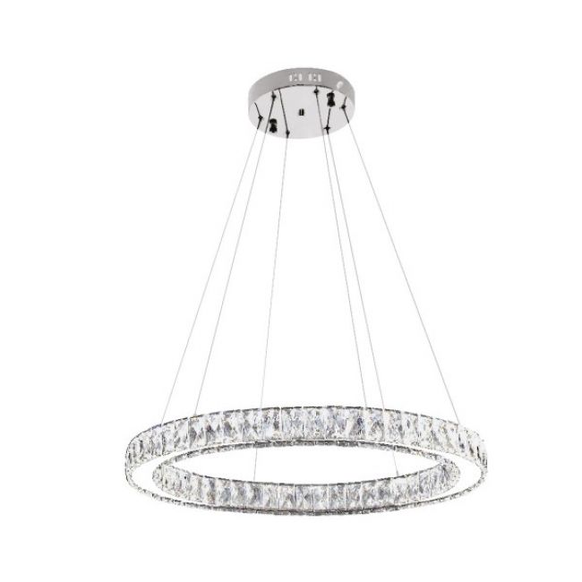 Люстра LED "ETERNITY-40" 40W 4000K (хром) - фото товару, магазин OLVENT