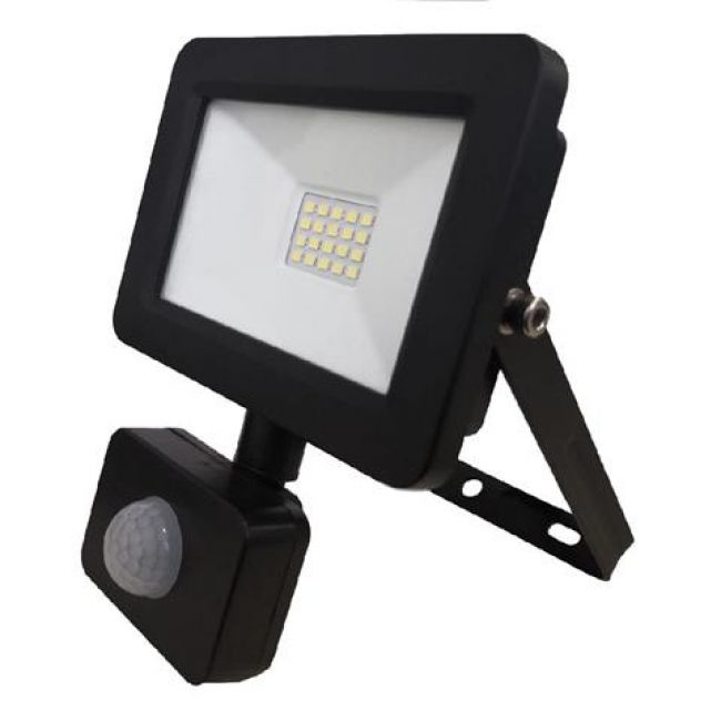 Прожектор светодиодный с датчиком движения "ASLAN/S-20" 20W 6400K - фото товару, магазин OLVENT