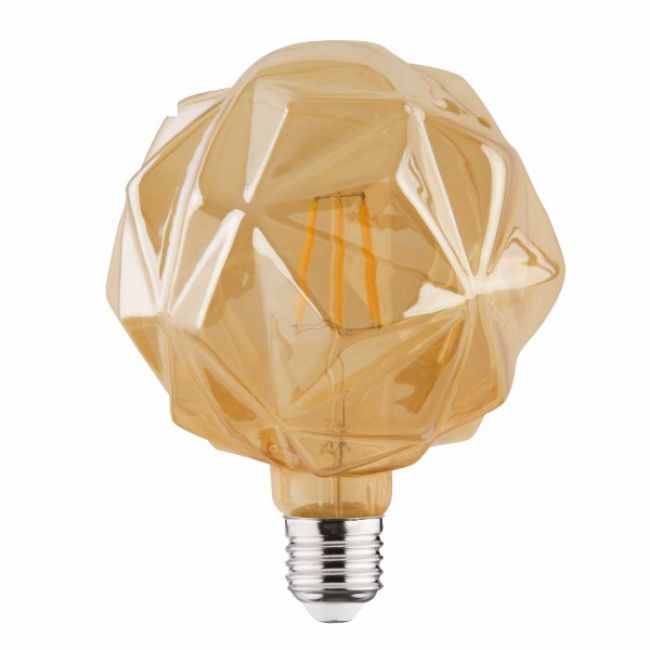 Лампа винтажная светодиодная (ретро) "RUSTIC CRYSTAL-6" 6W Filament led 2200К E27 - фото товару, магазин OLVENT