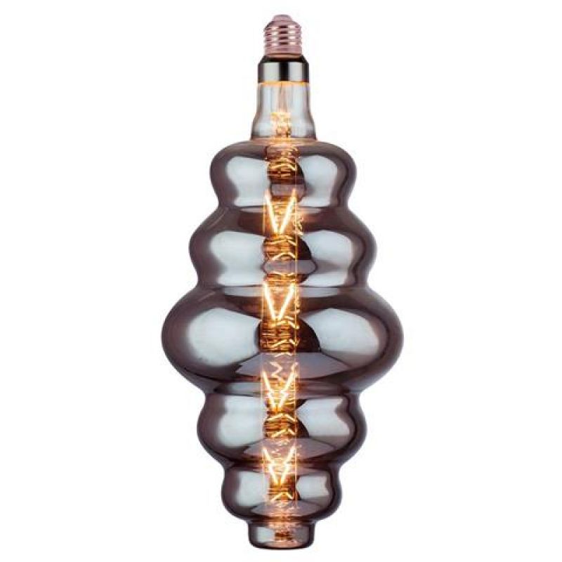 Лампа вінтажна світлодіодна (ретро) Filament led ORIGAMI 8W E27 2400К титан