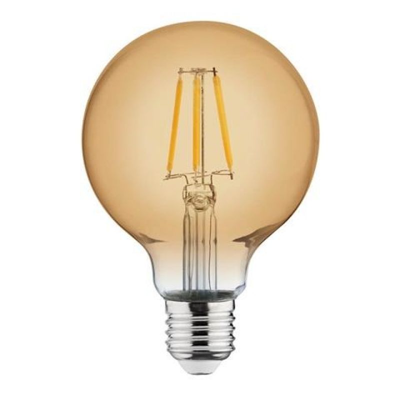 Лампа вінтажна світлодіодна (ретро) "RUSTIC GLOBE-4" 4W Filament led 2200К E27