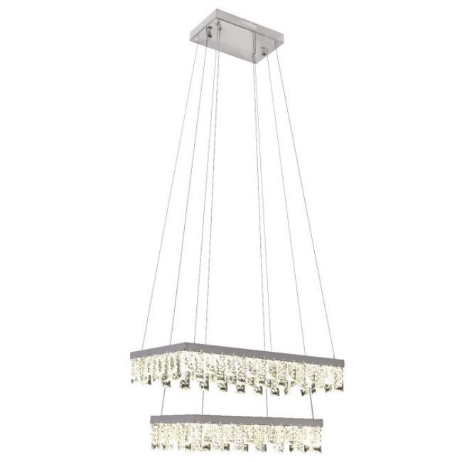 Люстра LED "PANDORA-96" 96W 4000K (хром) - фото товару, магазин OLVENT