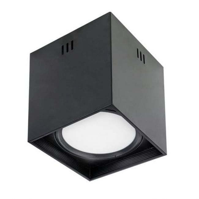 Светильник накладной квадрат."SANDRA-SQ10" 10W 4200K черный - головне фото, магазин OLVENT