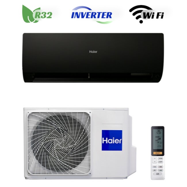 Кондиціонер Haier Flexis Inverter AS71S2SF1FA-BH/1U71S2SG1FA (matt black) - фото товару, магазин OLVENT