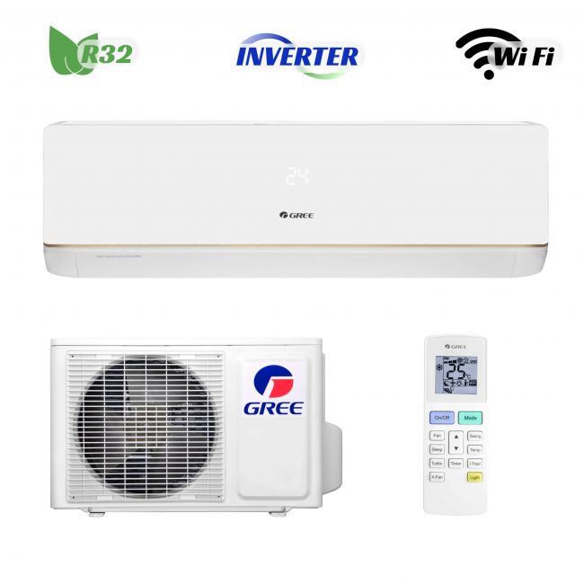 Кондиционер GREE Bora inverter R32 GWH18AAD-K6DNA5B (Wi-Fi) - головне фото, магазин OLVENT