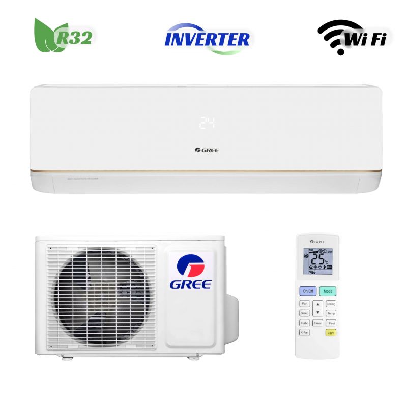 Кондиционер GREE Bora inverter R32 GWH18AAD-K6DNA5B (Wi-Fi)