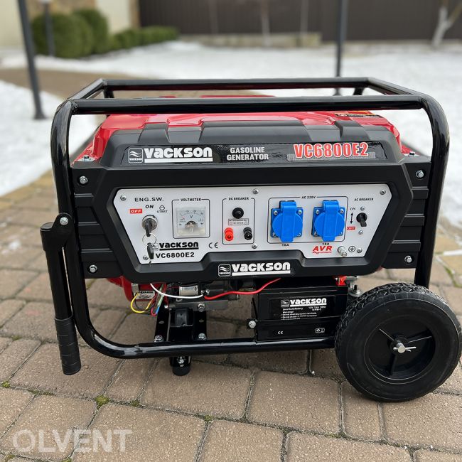 Генератор бензиновый Vackson VC6800E2 3,8 кВт / 3,5 кВт - фото 4