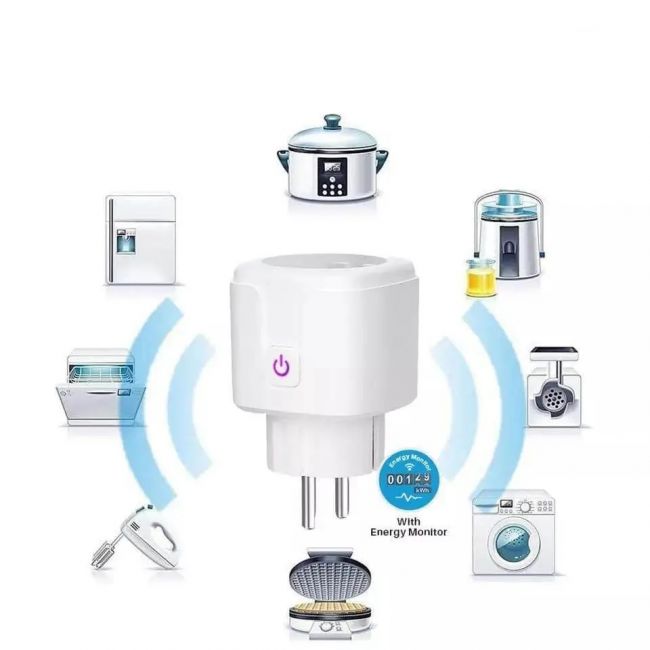 Умная розетка WI-FI SMART PLUG 20А, TUYA / SMART LIFE - фото 4