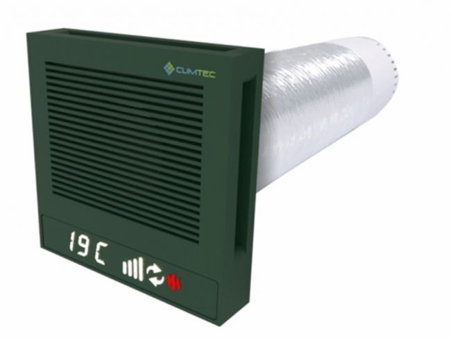 Рекуператор Climtec Quattro 100 Standard, пихтовый зелёный (RAL 6009) - фото 3