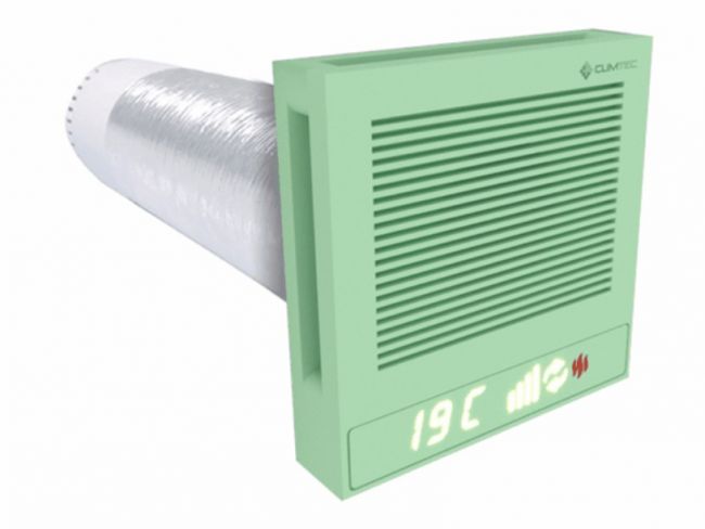 Рекуператор Climtec Quattro 150 Standard, бело зелёный (RAL 6019) - головне фото, магазин OLVENT