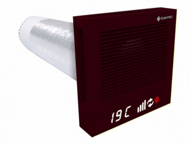 Рекуператор Climtec Quattro 100 Standard, черно-красный (RAL 3007) - головне фото, магазин OLVENT