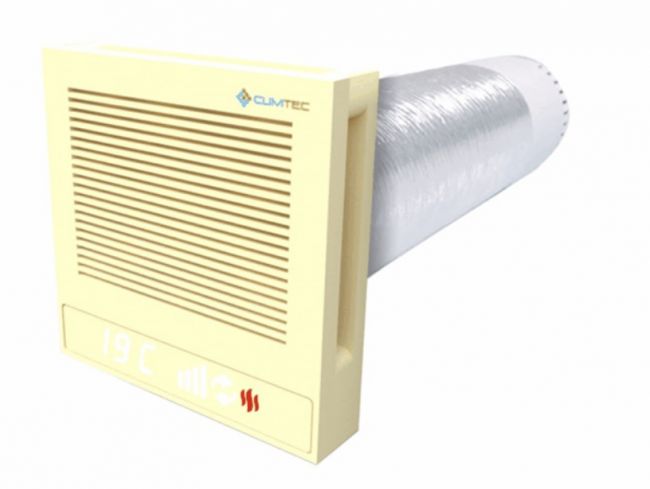 Рекуператор Climtec Quattro 100 Standard, светлая слоновая кость (RAL 1015) - фото 3