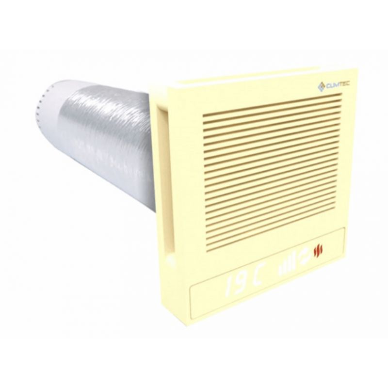 Рекуператор Climtec Quattro 200+ Standard, світла слонова кістка (RAL 1015)