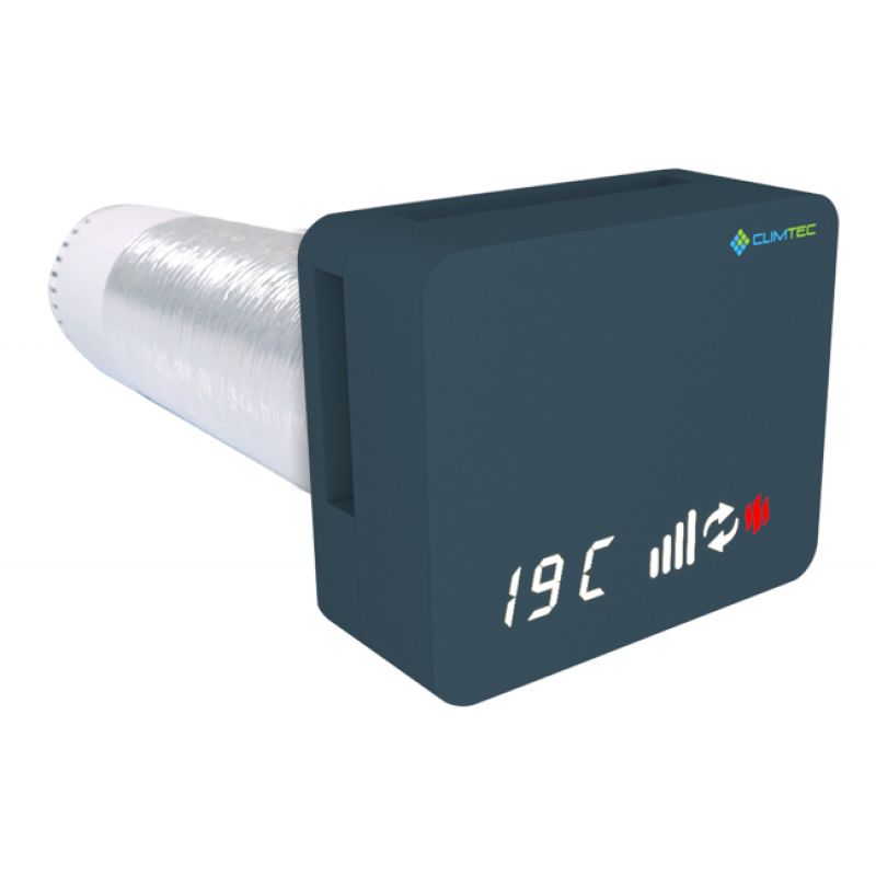 Рекуператор Climtec Optima 100 Standard, графітовий сірий (RAL 7024)