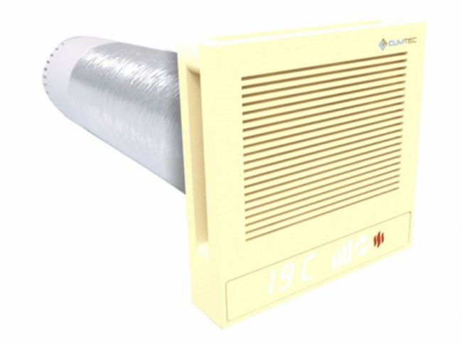 Рекуператор Climtec Quattro 125 Standard, светлая слоновая кость (RAL 1015) - головне фото, магазин OLVENT