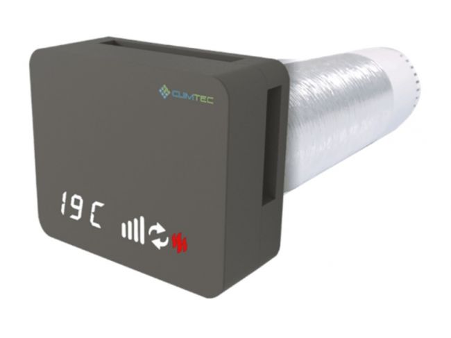 Рекуператор Climtec Optima 100 Standard, сіра умбра (RAL 7022) - фото 3