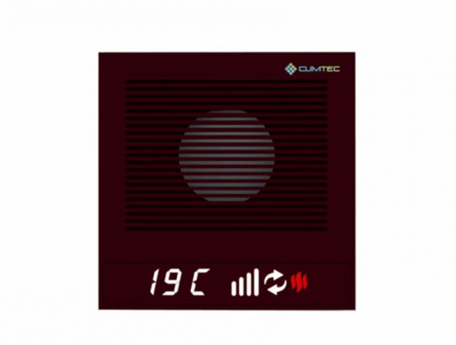 Рекуператор Climtec Quattro 150 Standard, черно-красный (RAL 3007) - фото 2