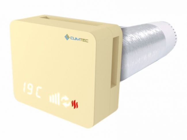 Рекуператор Climtec Optima 100 Standard, светлая слоновая кость (RAL 1015) - фото 3