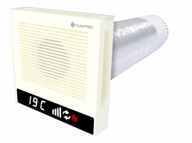 Рекуператор Climtec Quattro 125 Standard, белый (RAL 9010) - фото 3