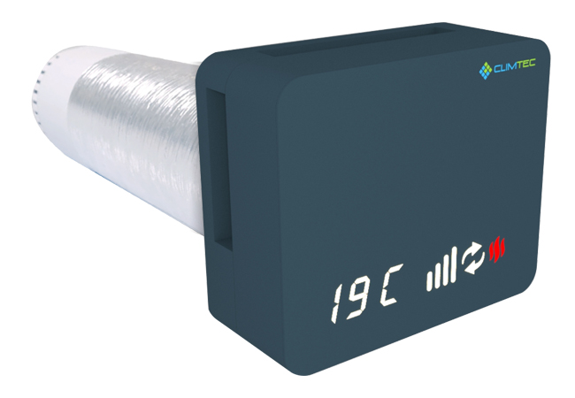 Рекуператор Climtec Optima 125 Standard, графитовый серый (RAL 7024) - головне фото, магазин OLVENT